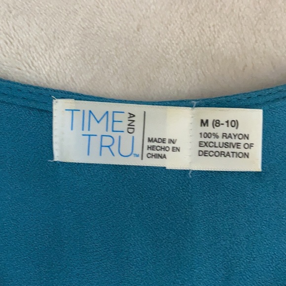 Teal dress - Picture 2 of 5